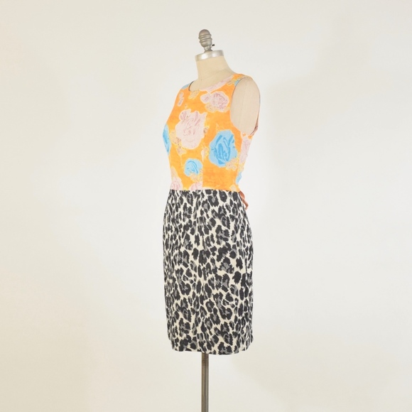 ❌SOLD❌Tracy Reese Mixed Print Jacquard Dress - Picture 4 of 8